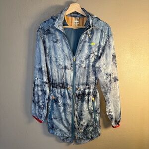 Janji Run for Nepal Lightweight Runners Packable Windbreaker Jacket Size Small